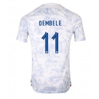 Pánský Fotbalový dres Francie Ousmane Dembele #11 MS 2022 Venkovní Krátký Rukáv